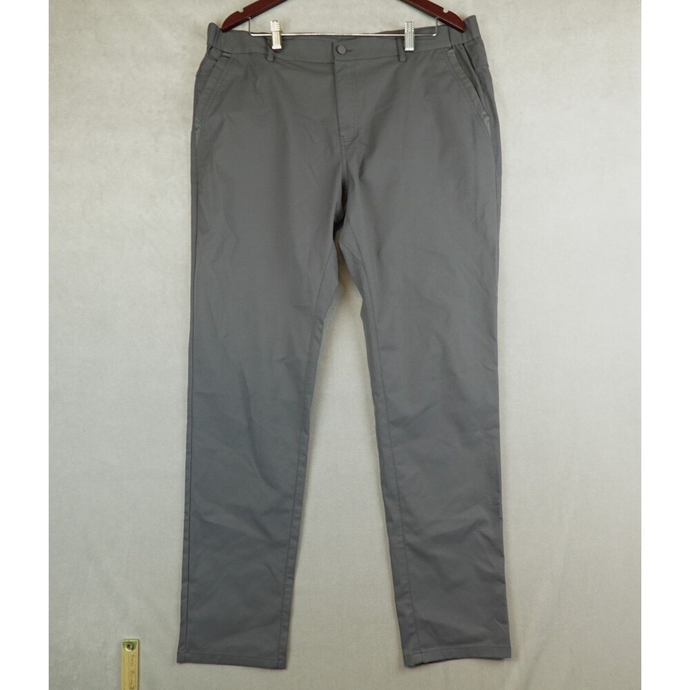 Jack Archer Pants Men 38x34 Charcoal Tech Jetsetter Chino Performance